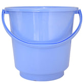 Kuber Industries 2 Pieces Plastic Bucket & Stool Set (Blue)